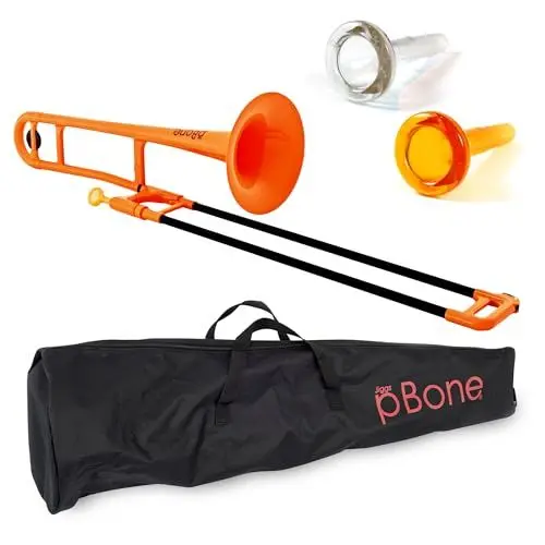 Produktbild: pBone PBONE1-O Kunststoff Posaune orange