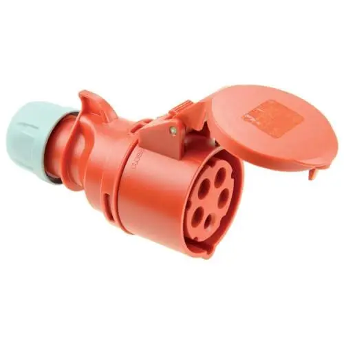 Produktbild: PC ELECTRIC Euro Kupplungssteckdose Shark 5-polig 32 Ampere IP44, 225-6