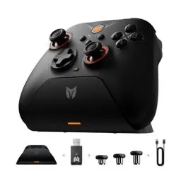 Produktbild: BIGBIG WON PC-Controller, Gale Hall Wireless-Controller, Bewegungssteuerung, Hall-Joysticks-Auslöser, 3 Paar Thumbsticks, PC-App-Gamecontroller für Switch/PC/iOS/Android Wireless Gaming Controller