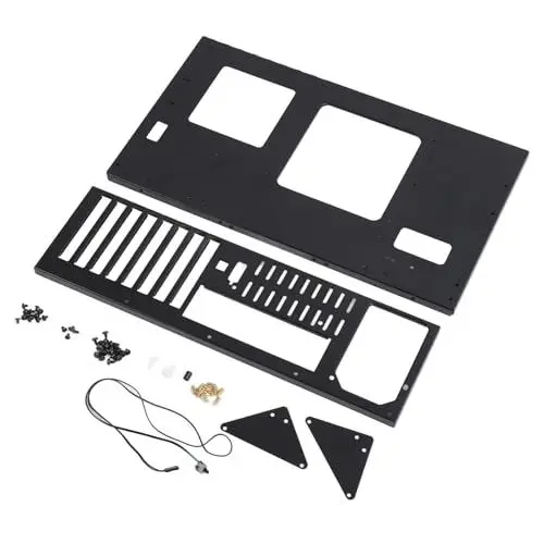 Produktbild: PC-Gehäuse ATX, DIY-Gaming-Computergehäuse für ATX M ATX ITX-Motherboards, Computer-Open-Chassis-Rack, DIY-Motherboard-Rack Mine-Rack-Unterstützung X79 X99 Dual-Server-Mainboard