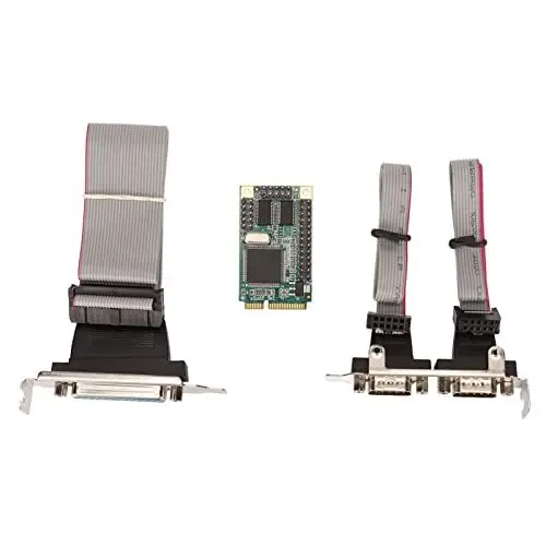 Produktbild: PCIe Combo Seriell Parallel Erweiterungskarte 6 GBS 2 RS 232 Port 1 25 Pin PCI Expr zu Drucker T Port A für PCI E RS232 Serielle Drucker T Port Erweiterungskarte