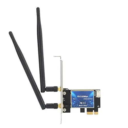 Produktbild: PCI-E-Netzwerkkarte, LAN-Karte EP-9619 600M Dualband PCI-E Wireless für 4.0-Adapter Computerzubehör, Unterstützung für Win7/8.1/10