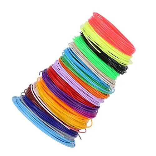Produktbild: OUCRIY 20 × 16 × 5 mm 20 Farben 1,75 mm PCL-Filament-Nachfüllungen für Drucker, Druckstift, Niedrige Temperatur