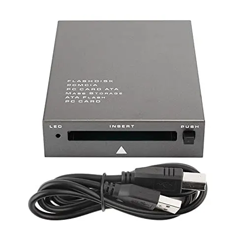 Produktbild: PCMCIA-Kartenleser PCMCIA-Karten-Eisen USB 2.0 Zum PC-ATA-Flash-Speicherkartenleser Plug-and-Play-Adapter für PC-Computer