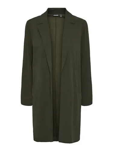 Produktbild: Pieces Damen Pcnula Ls Blazer Noos, Forest Night ,XL