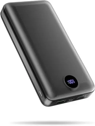 Produktbild: PDBEST PowerBank 50000mAh große kapazität, 22,5W schnelles Aufladen externer Akku USB-C 3 Ausgänge und 2 Eingänge LED Display Power Bank kompatibel mit Samsung iPad Android usw