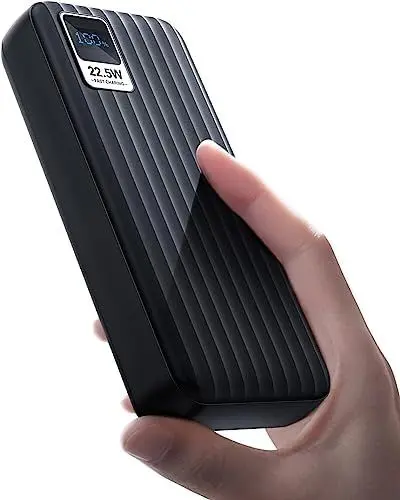 Produktbild: PDBEST Power Bank 27000mAh klein Aber stark (USB C Input & Output),3A USB C PD 3.0 QC 4.0 Externer Handyakkus,Schnellladefunktion kompatibel mit iPhone 14 13 12 11 Pro Max, iPad