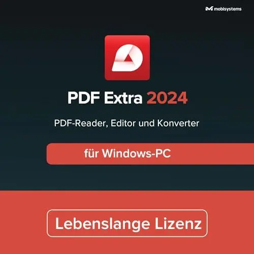 Produktbild: PDF Extra Lifetime – Professioneller PDF Editor – Lebenslange Lizenz – Bearbeiten, Schützen, Kommentieren, Ausfüllen und Signieren von PDFs für 1 Windows PC