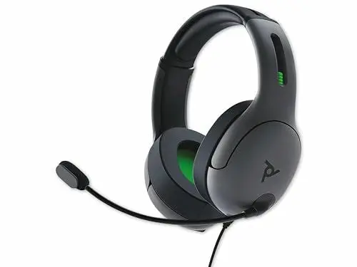 Produktbild: PDP Gaming LVL50 verkabelt Kopfhörer mit Mic für Xbox One, Series X|S - PC, iPad, Mac, Laptop Compatible - Geräuschunterdrückung Mikrofon, Bass Boost, Soft Comfürt Over Ear Headphones - schwarz