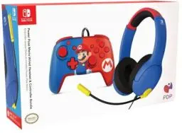 Produktbild: PDP Gaming Offiziell Lizenziert Mario Bundle für Switch Works mit Switch OLED & Lite