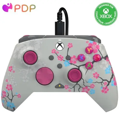 Produktbild: PDP Xbox REMATCH GLOW Wired controller BLOSSOM