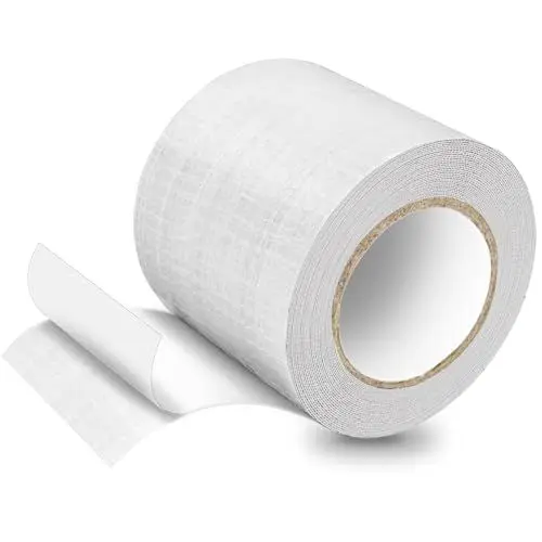 Produktbild: PE Planenband, Reparaturklebeband für Gewebeplanen, Planenflicken, 5M*8CM, für lkw abdeckplane, Markise, Zelt, Weiß
