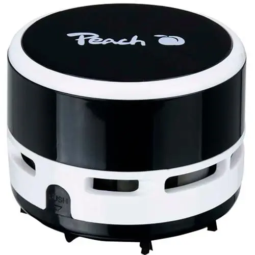 Produktbild: Peach Mini Staubsauger - batteriebetrieben (2x AA) - hohe Saugkraft - schwarz - PA105