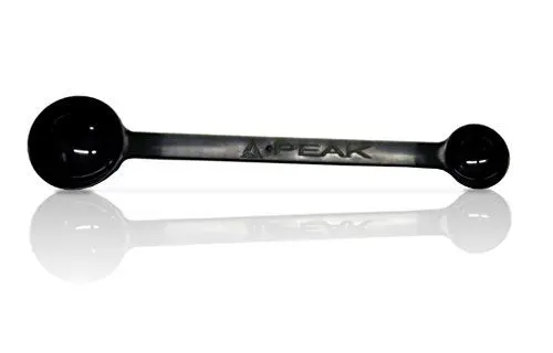 Produktbild: PEAK XXL Dosierlöffel 30cm (Zweiseitig) - 1 Stück (1er Pack) - Schwarz - Kunststoff - Meßlöffel