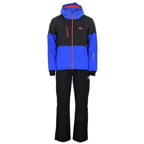 Produktbild: Peak Mountain Ceruby Ski-Set, schwarz / blau, L