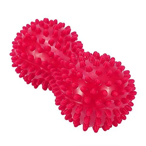 Produktbild: Peanut Ball Massagebälle Igelball Stacheliger Massageball Fitness-Übung Erdnusskugel Igel-Massageball Igel Ball Fußmassageroller Für Sport Fitness Und Körpermassage, Lila(Rosarot)