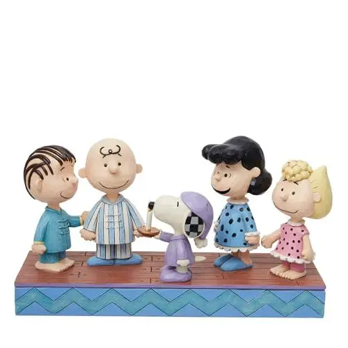 Produktbild: Peanuts by Jim Shore Peanunts Gang In Christmas PJ's Figurine