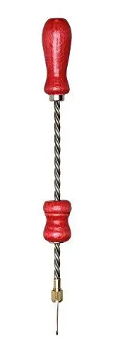 Produktbild: Pebaro 39S Drillbohrer mit Holzgriff rot, einfaches Bohren von kleinen Löchern mit der Hand, Löcher vorbohren, Basteln mit Holz, Hobbybastler