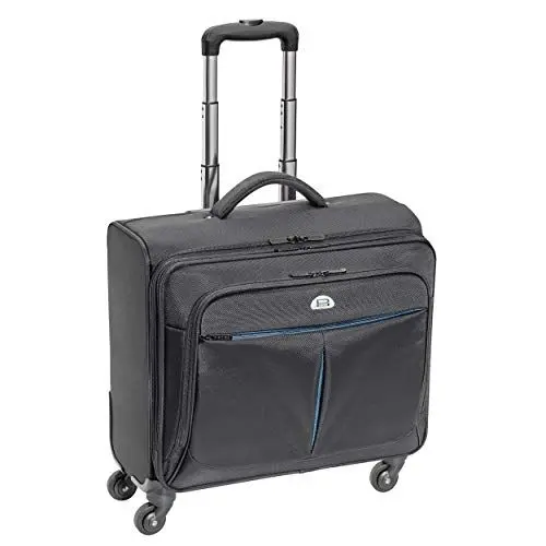 Produktbild: PEDEA Business Trolley Premium Plus Laptop-Rollkoffer bis 17,3 Zoll (43,9 cm) mit Übernachtungsfach, schwarz