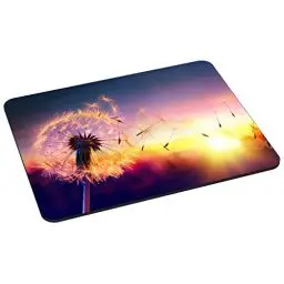 Produktbild: PEDEA Gaming und Office Mauspad - 220 x 180 mm - mit vernähten Rändern und rutschfester Unterseite, dandelion