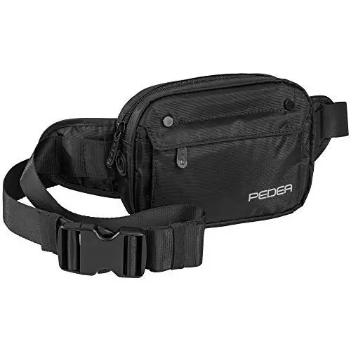 Produktbild: PEDEA Gürteltasche *Guard* wasserdichte Bauchtasche Hüfttasche mit Reißverschluss für Damen und Herren, Gr. M schwarz