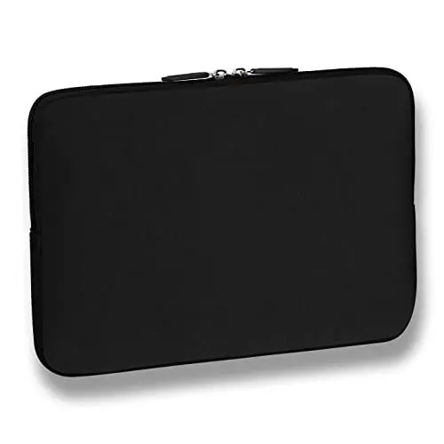 Produktbild: Pedea Laptop Hülle - Laptoptasche 17 Zoll aus Neopren - Laptop Schutz schwarz - dünne Neoprenhülle zum sicheren Verstauen - Schutzhülle für Ihren Laptop - wasserabweisend