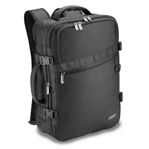 Produktbild: Pedea Notebook-Rucksack Clutch 15,6 Zoll (39,6cm) I Laptop-Rucksack mit Reisefach I 2 in 1 Laptop-Rucksack & Tasche I Laptoprucksack schwarz