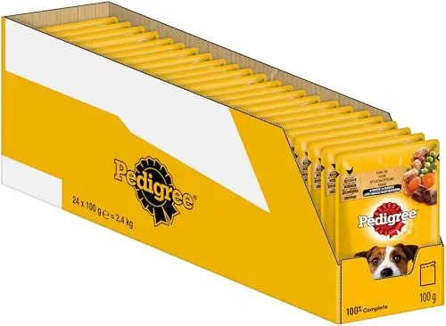 Produktbild: PEDIGREE Vital Protection Portionsbeutel mit Huhn und Gemüse in Sauce 24 x 100g