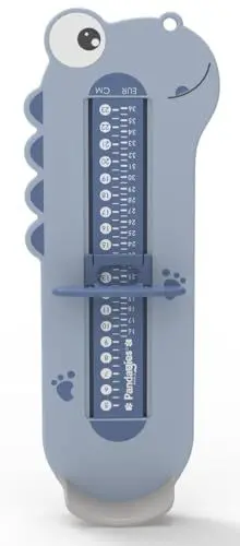 Produktbild: Pedimetre Baby & Kind - Schuhgröße 0-35 - Fußmessgerät zur Bestimmung der Größe ab dem Kleinkindalter Baby-Fußmessgerät (Blau)