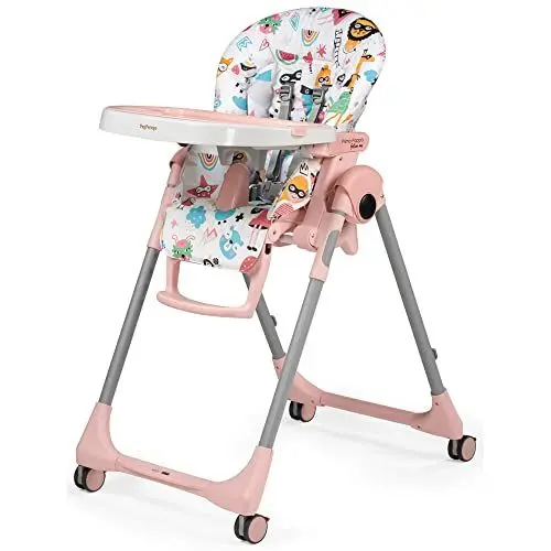 Produktbild: Peg Perego Prima Pappa Follow Me Super Girl Aluminium, Pink