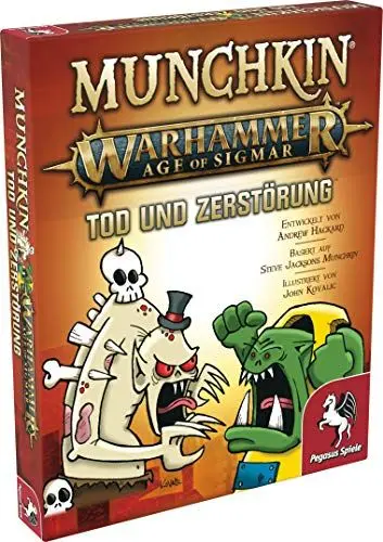 Produktbild: Pegasus Spiele 17021G - Munchkin Warhammer Age of Sigmar: Tod und Zerstörung (Erweiterung)