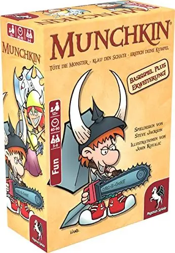 Produktbild: Pegasus Spiele 17222G - Munchkin 1+2