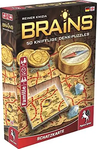 Produktbild: Pegasus Spiele 18131G - Brains Schatzkarte, M, Keine