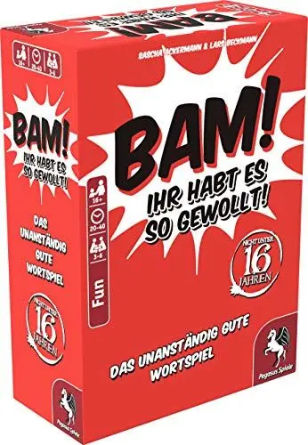 Produktbild: Pegasus Spiele 18302G - BAM! - Ihr habt es so gewollt, 16 Jahre to 99 Jahre