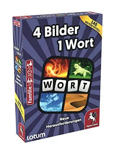 Produktbild: Pegasus Spiele 18334G - 4 Bilder 1 Wort - Neue Herausforderungen, Keine