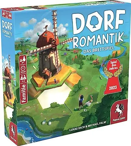 Produktbild: Pegasus Spiele 51240G Dorfromantik *Spiel des Jahres 2023* Brettspiele