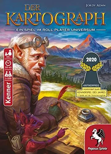 Produktbild: Pegasus Spiele 51310G - Der Kartograph, C-rahmenlos