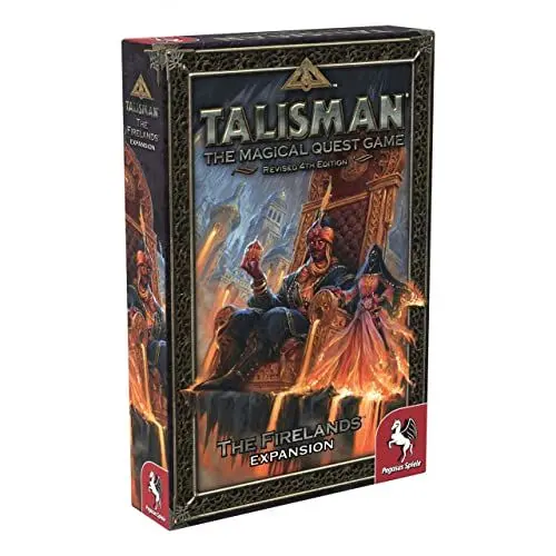 Produktbild: Pegasus Spiele , Talisman: The Firelands Expansion , Board Game , Ages 13+ , 2-6 Players , 90 Minutes Playing Time