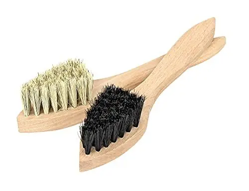 Produktbild: Peggy Perfect Schuhcreme-Bürsten 2er Set, Hell & Schwarz, 24 x 3 x 8 cm