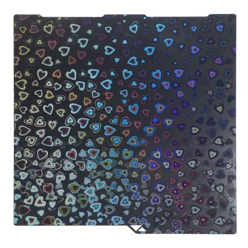 Produktbild: PEH-Effektplatte, Sweetheart-Wassertropfenmuster, Doppelseitiges Flexibles Druckbett für 3 3D-Drucker, 256 X 268 Mm, PEH-Effektplatte