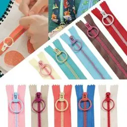 Produktbild: Peiyee Harz ReißVerschlüSse 30 Cm,ReißVerschluss Set,ReißVerschluss Kunststoff Mit Metall-Ring,Bunten ReißVerschluss FüR Schneider NäHen Handwerk Tasche Kleidung, 10 Farben