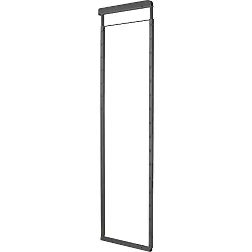 Produktbild: PEKA 100.0590.43 Rohrrahmen Standard ClickFixx für Küchen-Hochschrank Lichte Höhe, Stahl anthrazit, Silber, 900-1300 mm
