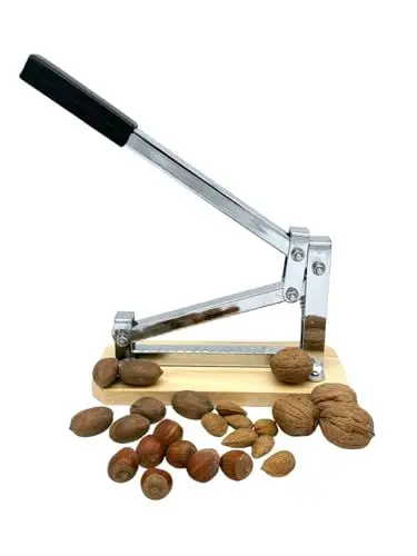 Produktbild: pelamatic RAM-002 Nussknacker, Mandelsplitter, Mandelbrecher, Eisen Holz, Metal