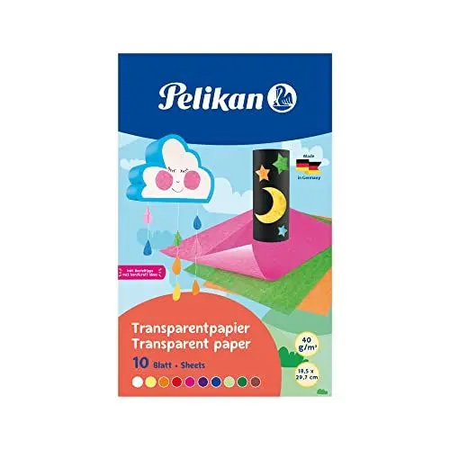 Produktbild: Pelikan 137943 - Transparentpapier, 10 Blatt (1, Transparentpapier | farbig)