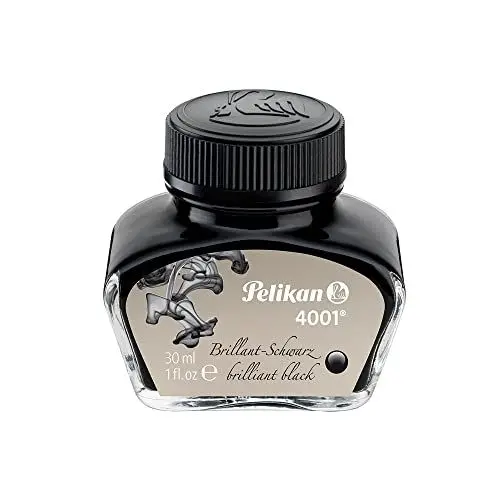 Produktbild: Pelikan 301051 Tintenglas Billant Tinte 4001, 30 ml, 1 Stück, schwarz