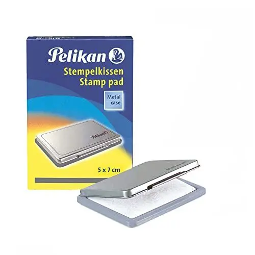 Produktbild: Pelikan Stempelkissen Metall, ungetränkt, 7 x 11 cm, 1 Set