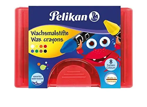 Produktbild: Pelikan 723148 - Wachsmalstifte 665 / 8 wasserfest, 8 Stangen