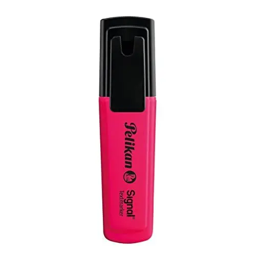 Produktbild: Pelikan Textmarker Signal, 10 x Leucht-Pink, 10 Stück, mit Keilspitze