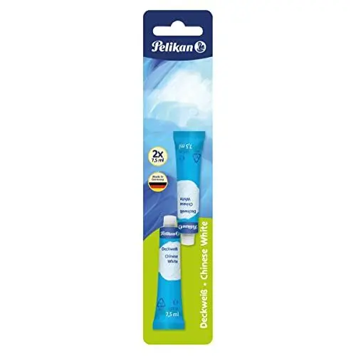 Produktbild: Pelikan 808055 732/3/2/B Deckweiß 2 Tuben (2 x 7,5 ml), weiß