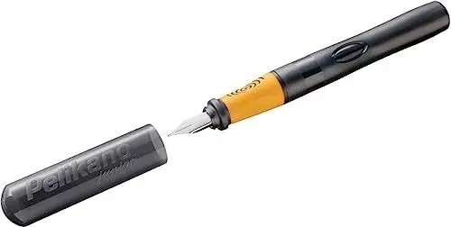 Produktbild: Pelikan 809115 Pelikano-Füller Junior, Feder A (für Anfänger), für Linkshänder, anthrazit, 1 Stück